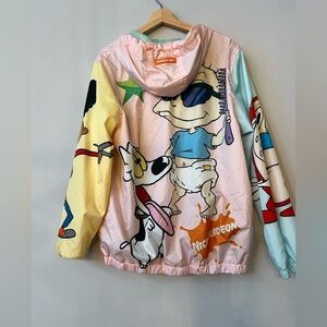 Members Only x Nickelodeon Nylon Windbreaker L